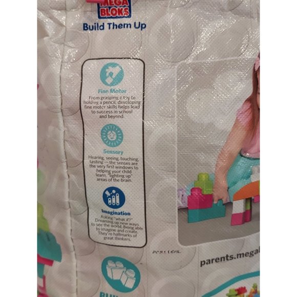 Mega Bloks First Builders Big Building Bag with Big Building Blocks - 61 BLOCKS - Picture 3 of 8